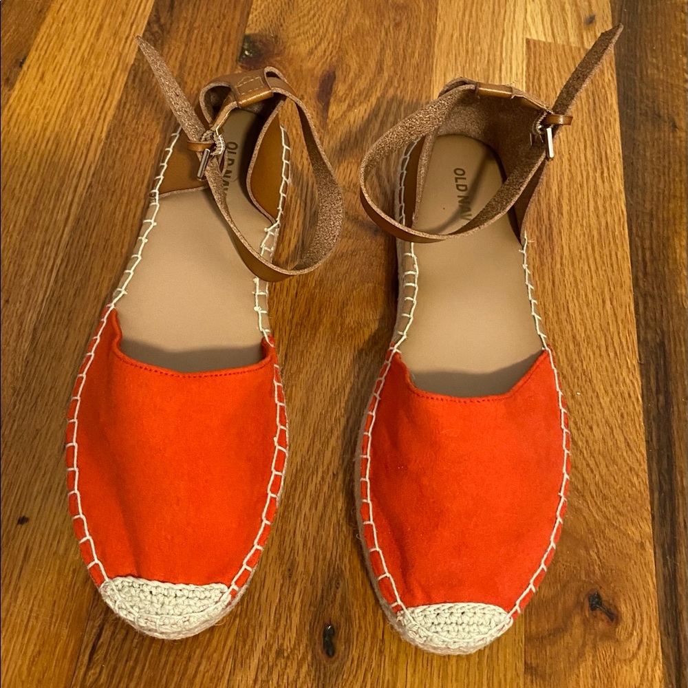 Old Navy Faux-Suede/Faux-Leather Espadrilles